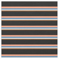 Castanho, Branco, Azul, Salmão Claro e Stripes Neg