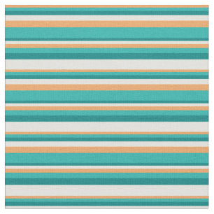 Tecido Castanho, Verde-claro, Teal e Amarelo-claro