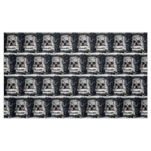 Tecido Castle Skull