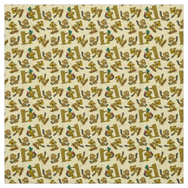 Tecido Castores bonitos em toda parte! (Modelo)