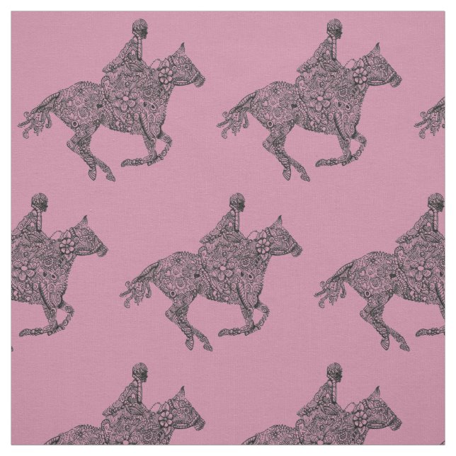 Tecido Cavaleiro de Arte de Rabisco (Modelo)