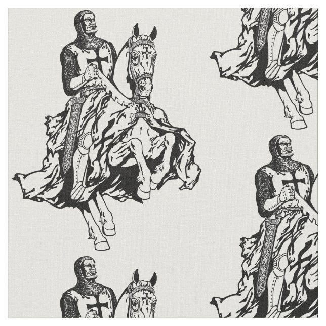 Tecido Cavaleiro Templário (Detalhe)