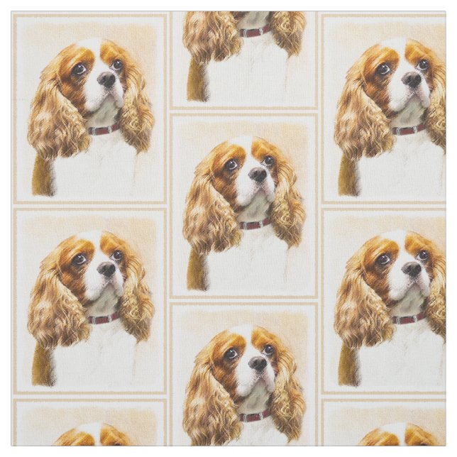 Tecido Cavalier King Charles Spaniel Original (Modelo)