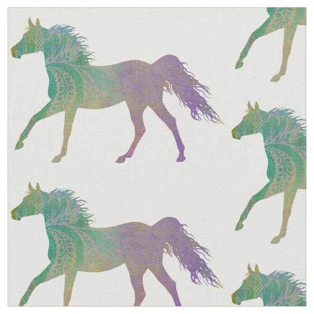 Tecido Cavalo bonito de Boho (Detalhe)