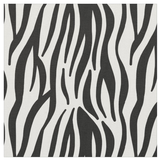 Tecido Cavalo Camo Preto e branco do padrão de zebra anim (Detalhe)