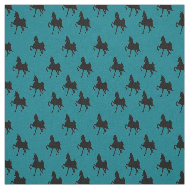 Tecido Cavalo de Saddlecriado Americano - Impressão peque (Modelo)