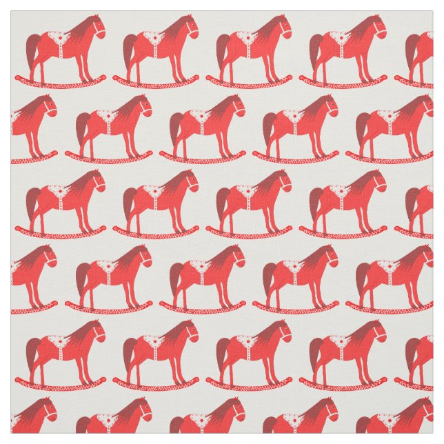 Tecido Cavalo Rocco de Natal escandinavo (Modelo)