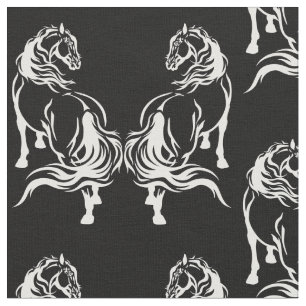 Tecido cavalos