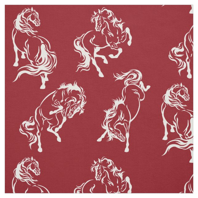 Tecido cavalos (Modelo)