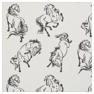 Tecido cavalos
