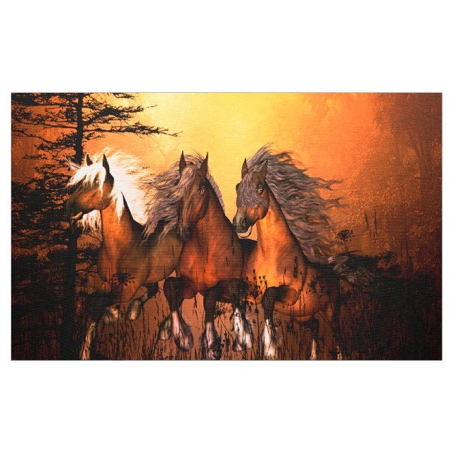 Tecido Cavalos maravilhosos (Jarda)