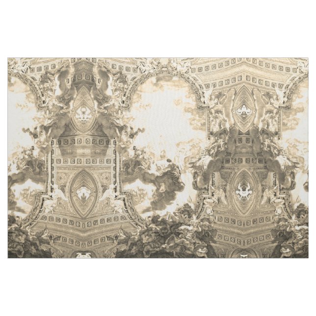 Tecido Ceiling Chiesa del Gesù de ouro - Battista Gaulli (Jarda)