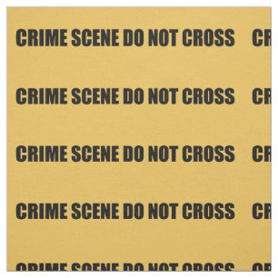 Tecido Cena do Crime Não Atravessa Novidade