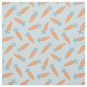 Tecido Cenários em branco em azul claro