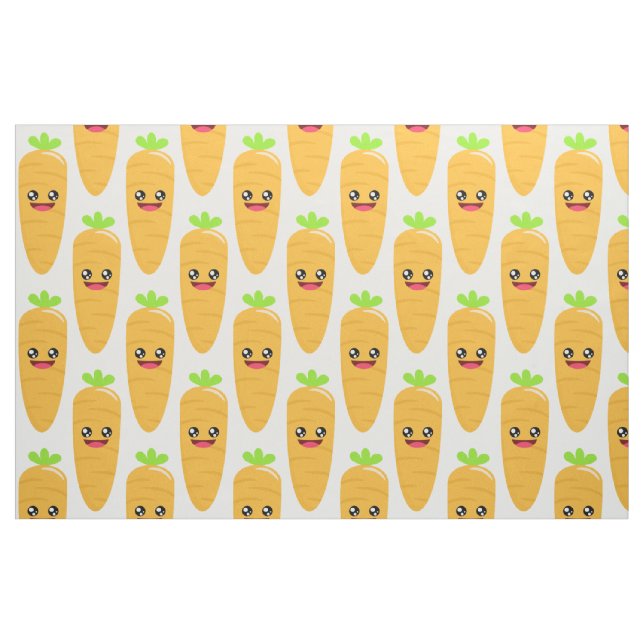 Tecido Cenouras (Fat Quarter)