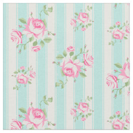 Tecido Cerceta floral da listra do rosa clássico do