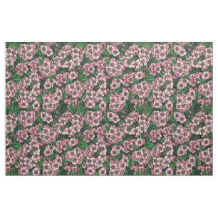 Tecido Cereja floresce 2