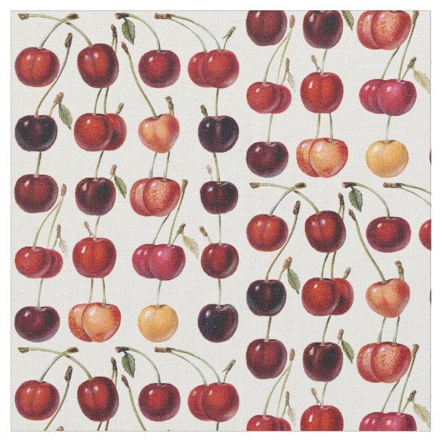 Tecido Cerejas do vintage (Detalhe)