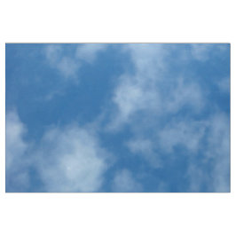 Tecido Céu Azul com Foto de Nuvens