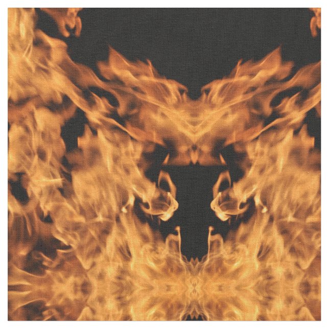 Tecido Chamas Subindo (Detalhe)