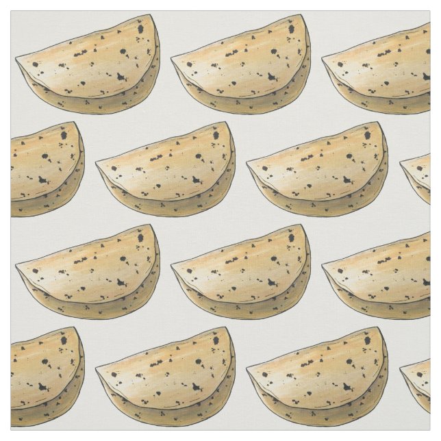 Tecido Chapati Roti Comida indiana Folha não levedada (Modelo)