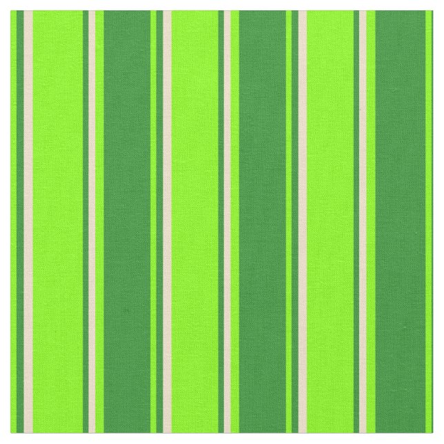 Tecido Chartreuse, Floresta Verde e Bandas (Detalhe)