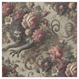 Tecido Château des Loups - Azulejo da declaração gótica