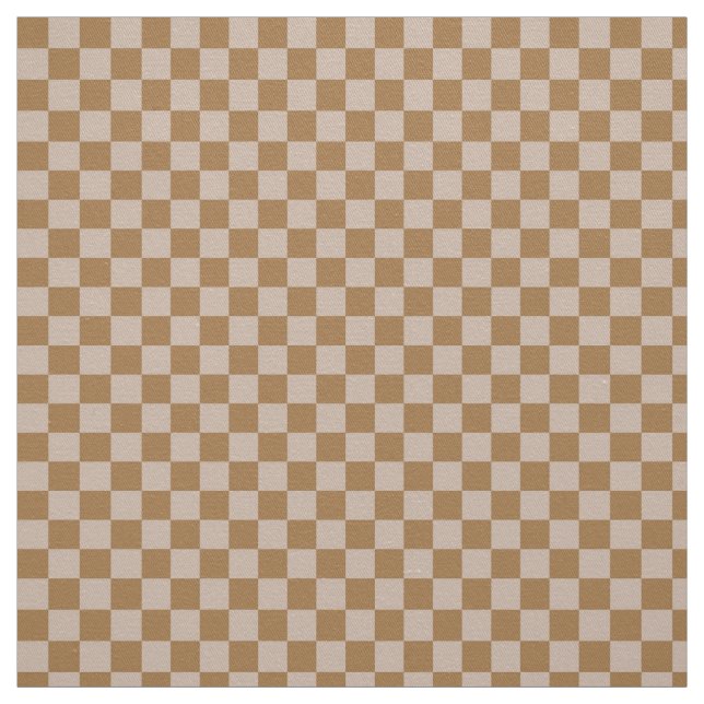 Tecido Checkerboard castanho (Modelo)