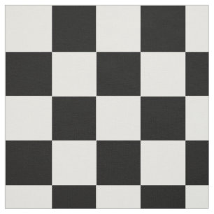Tecido Checkered preto