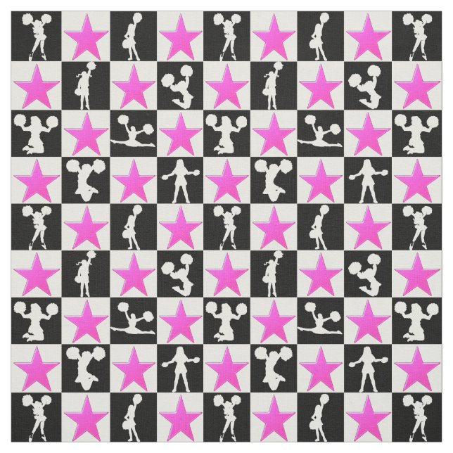 Tecido Cheerleader PINK STAR (Modelo)