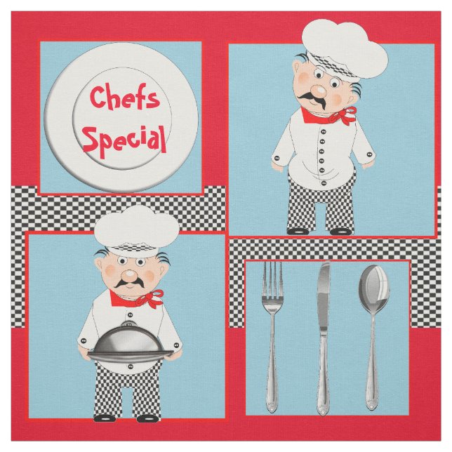 Tecido Chefs especiais temido Impressão (Modelo)