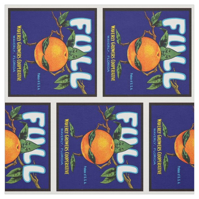 Tecido Cheio - Etiqueta de Taxa Laranja (Modelo)