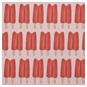 Tecido Cherry Red Twin Pop picles Ice Lolly