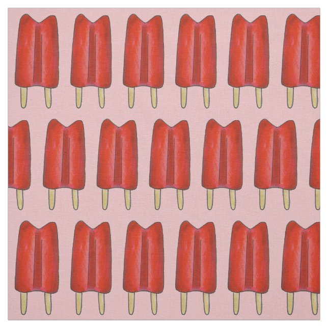 Tecido Cherry Red Twin Pop picles Ice Lolly (Modelo)
