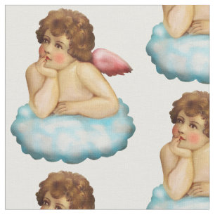Tecido cherub anjo antigo