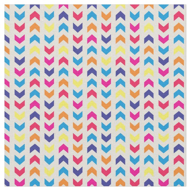 Tecido Chevron asteca colorido (Detalhe)