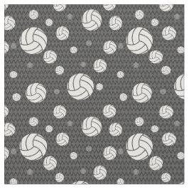 Tecido Chevron de Voleibol cinza Padrão