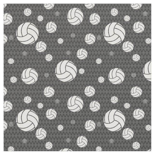 Tecido Chevron de Voleibol cinza Padrão (Detalhe)