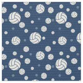 Tecido Chevron marinho Azul de Voleibol Padrão
