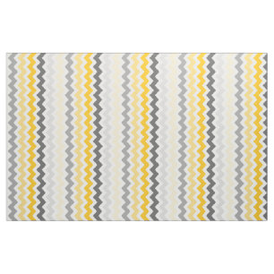 Tecido Chevron médio listra o cinza amarelo