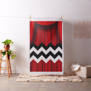 tecido chevron preto