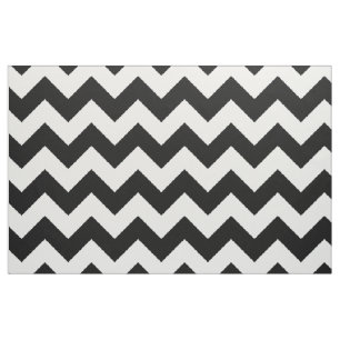 Tecido Chevron preto e branco