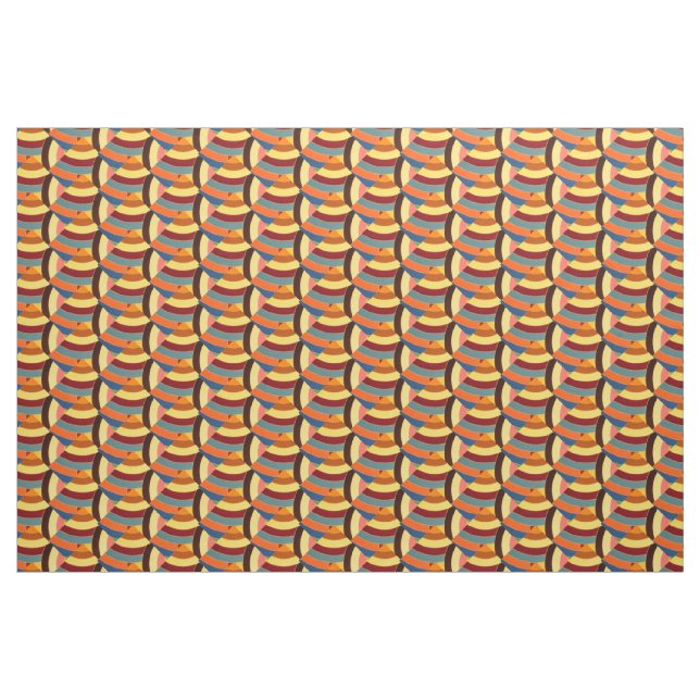 Tecido chic-chevrons contemporâneos multi-cores (Jarda)