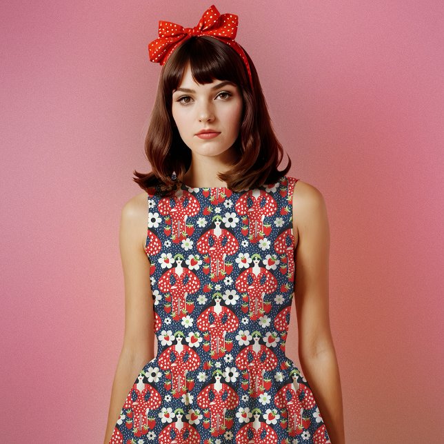 Tecido Chic de Morango (Criador carregado)