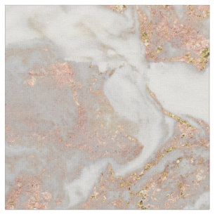Tecido Chic de Swirl de Mármore Dourado com Faux moderno