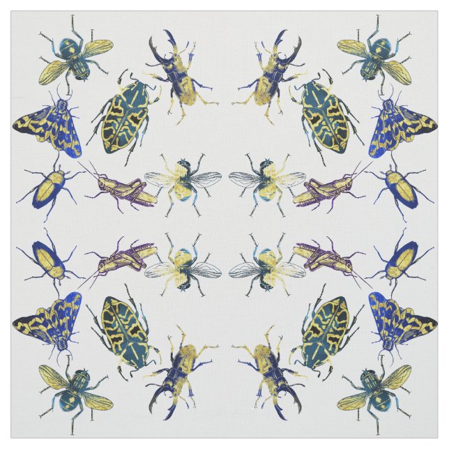 Tecido Chic Elegant Entomology Insett Lover (Modelo)