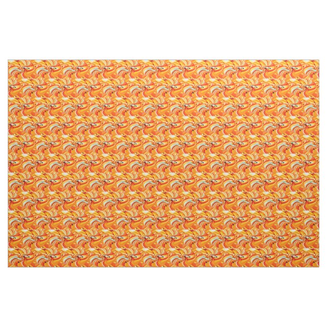 Tecido Chic laranja (Fat Quarter)