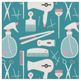 Tecido Chic Retro Cor-de-rosa-branca com salão