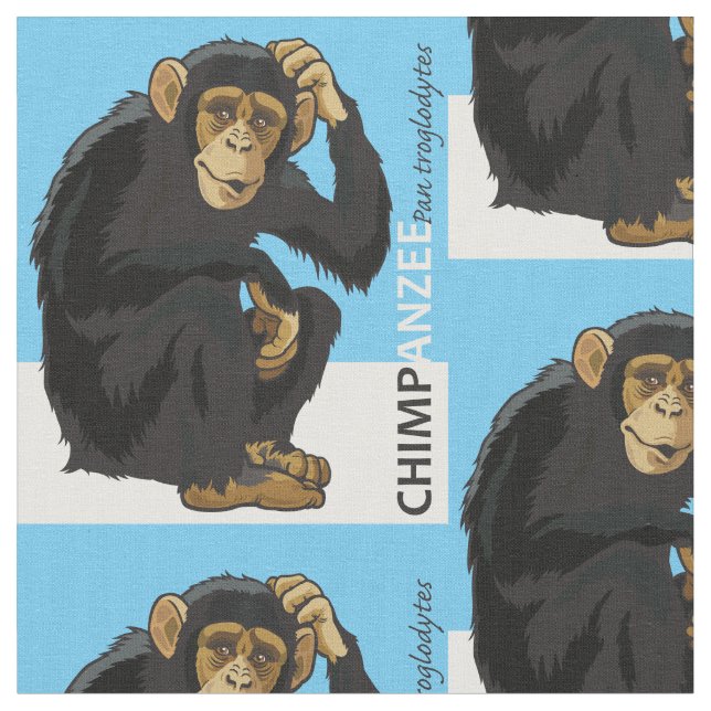 Tecido chimpanzé (Detalhe)