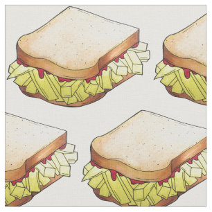 Tecido Chip Compra Butty Sandwich UK British Comida Cuisi